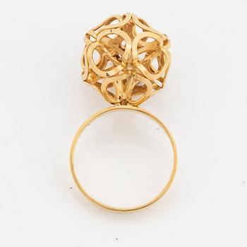 18K gold ring, Kupittaan Kulta Finland.