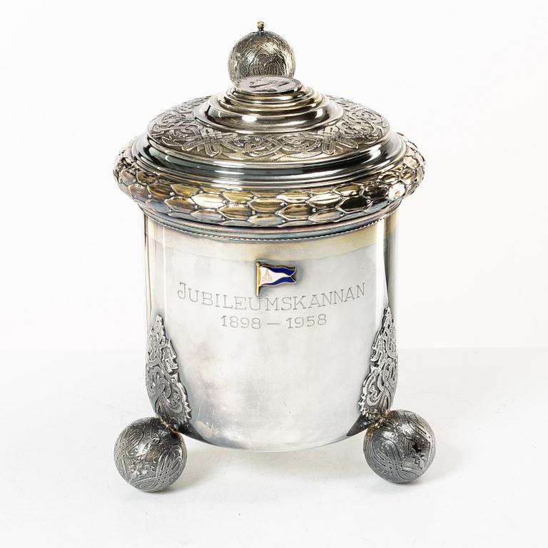 C.G. Hallberg, A silver tankard, Stockholm 1952.