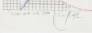 JORGO KRALLIS, blandteknik, signerad.