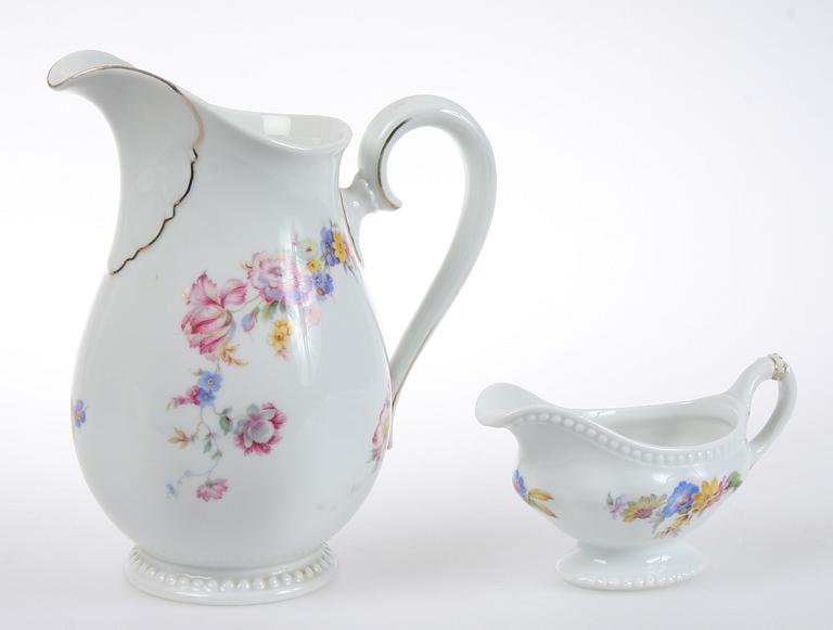 MATSERVISDELAR, 57 delar, porslin, Bavaria, Rosenthal.