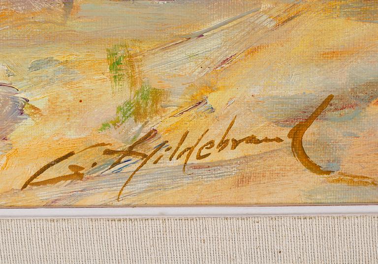 ERNST GEORG HILDEBRAND, olja på duk, signerad.
