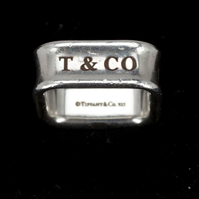 RING, sterling silver, Tiffany & Co., vikt 10,1 g.