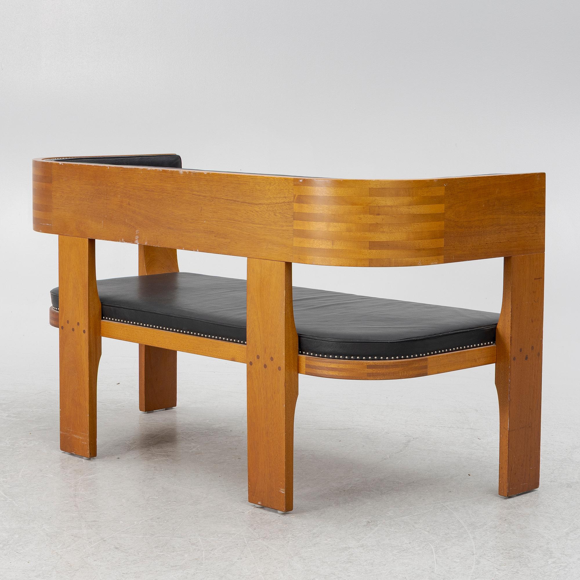 Stig Lönngren, a sofa, cabinetmaker Lars Larsson, HI-group, Stockholm, 1974.