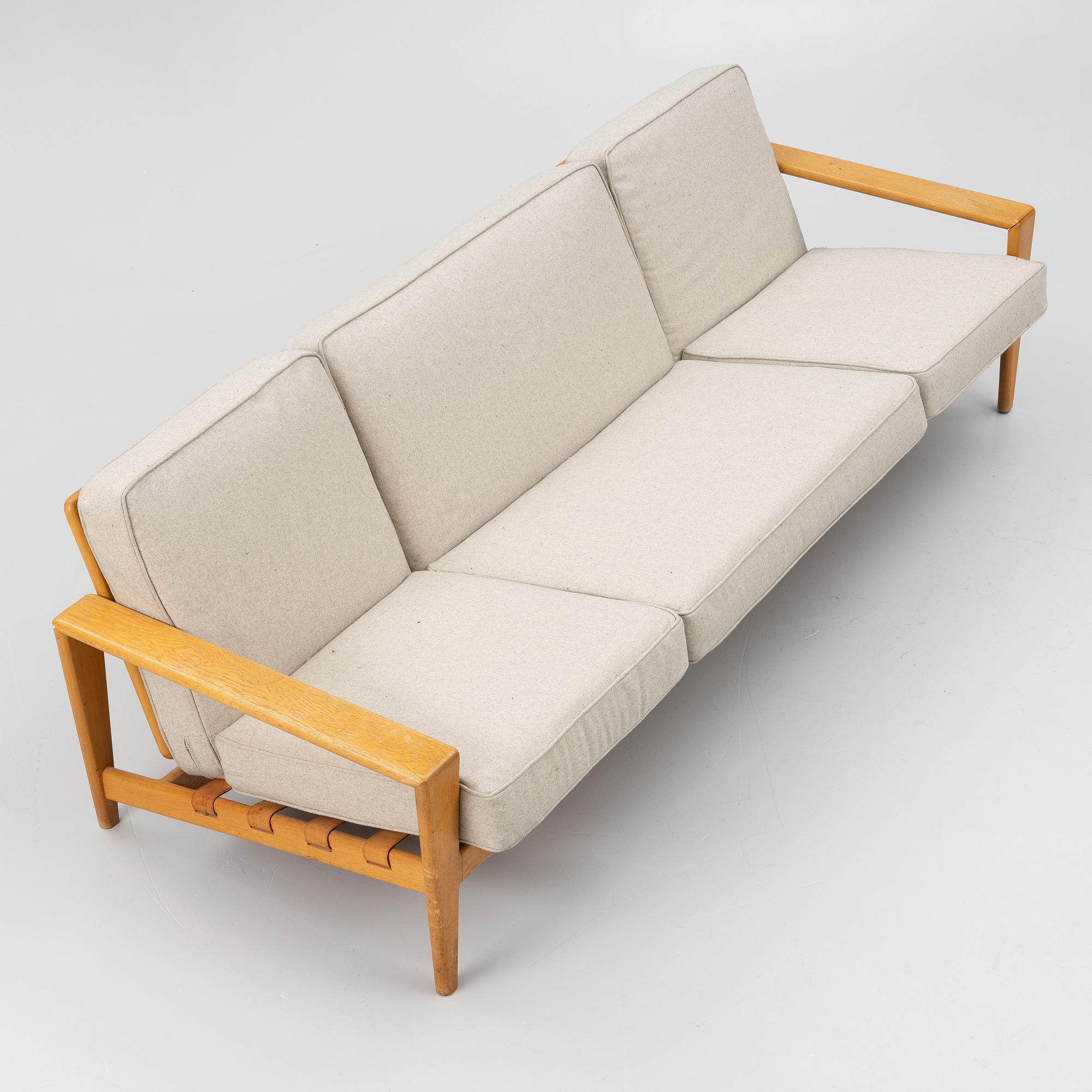 Svante Skogh, soffa, "Bodö", AB Hjertquist & Co, Nässjö, 1950/60-tal.