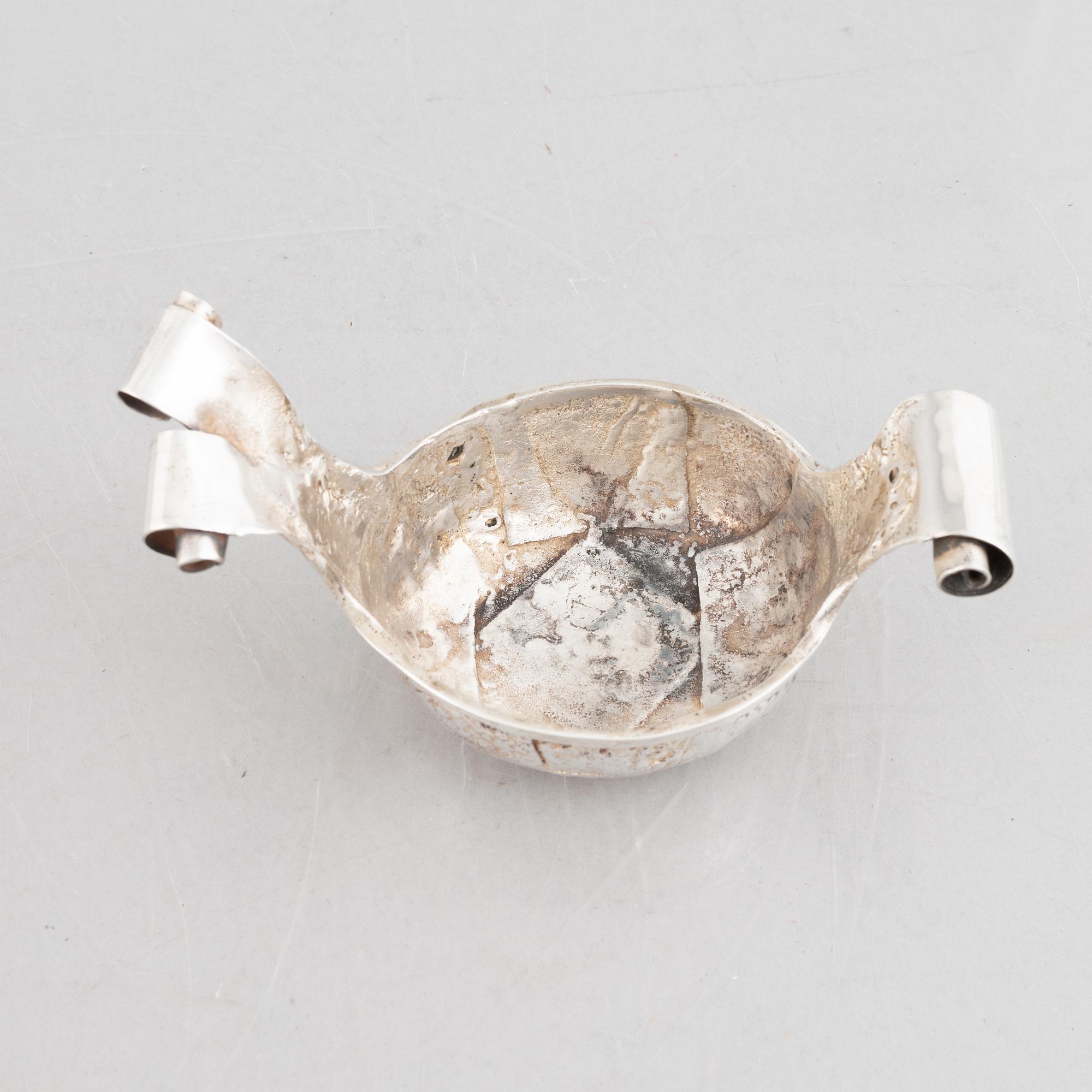 Lars Arby, kåsa, sterling silver, Göteborg 1978.