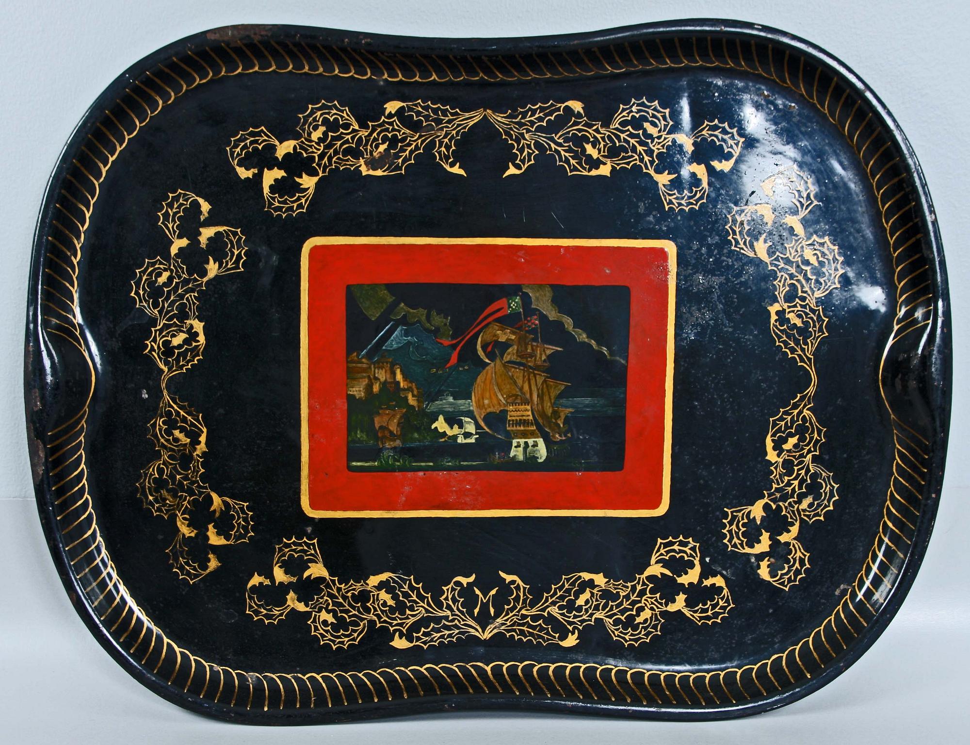 BRICKA, plåt, 1800-tal.