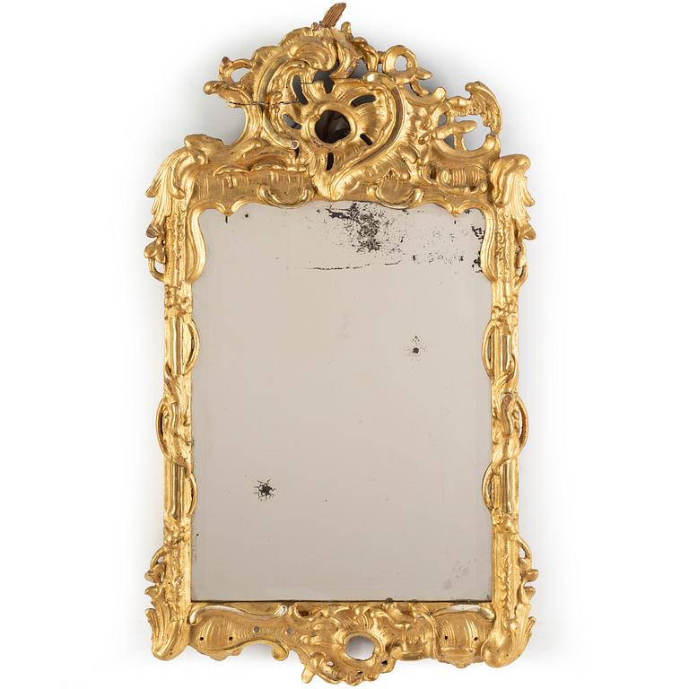 A presumably German Rococo mirror.