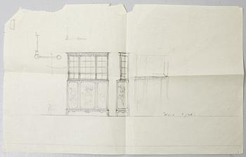 Axel Larsson, a cabinet, 1930-40-tal.