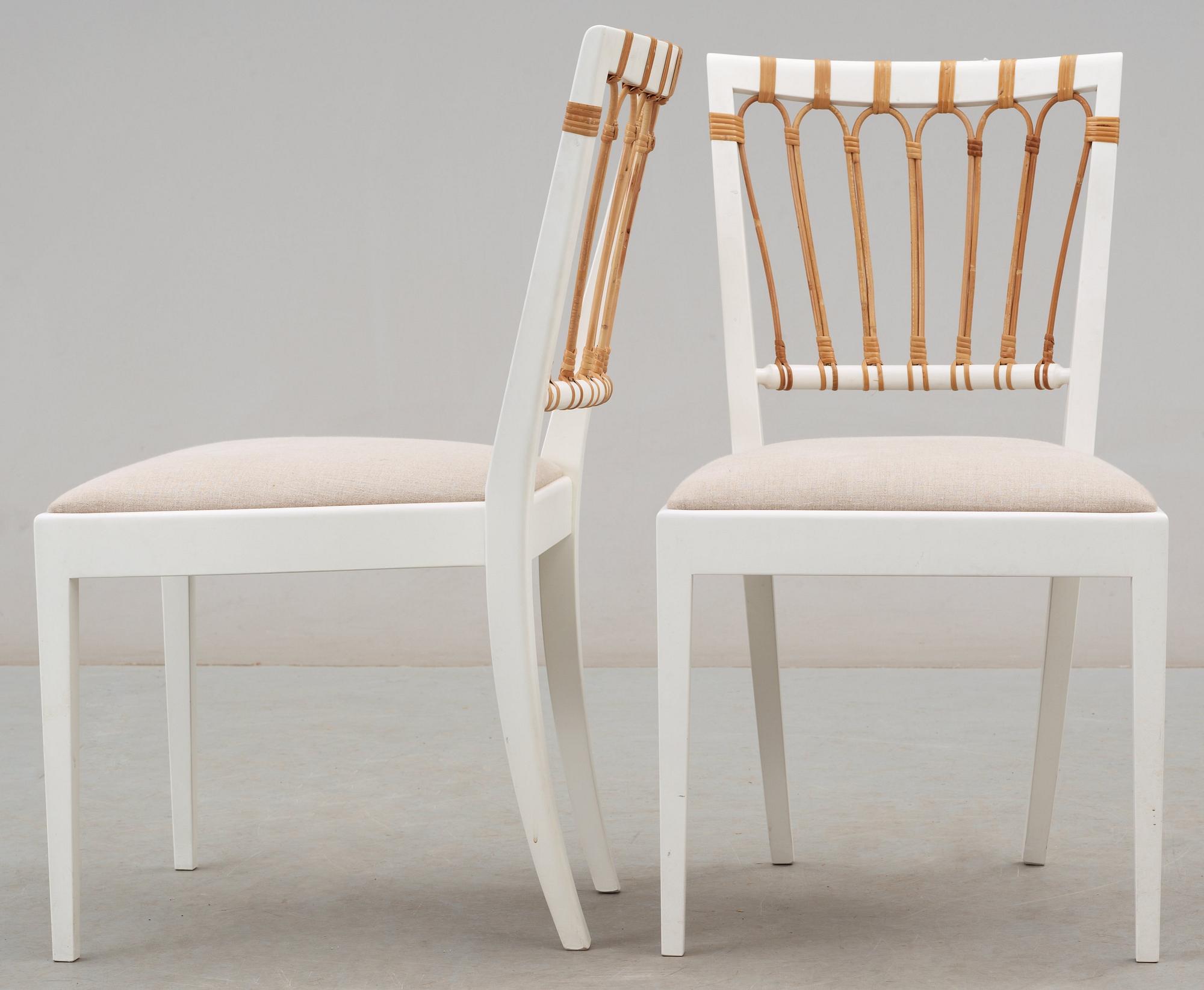 JOSEF FRANK, stolar, ett par, Firma Svenskt Tenn, modell 1165.