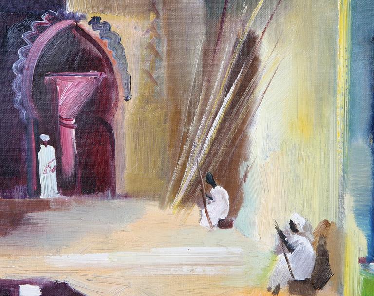 RIPA, HANS. Olja på duk, sign.