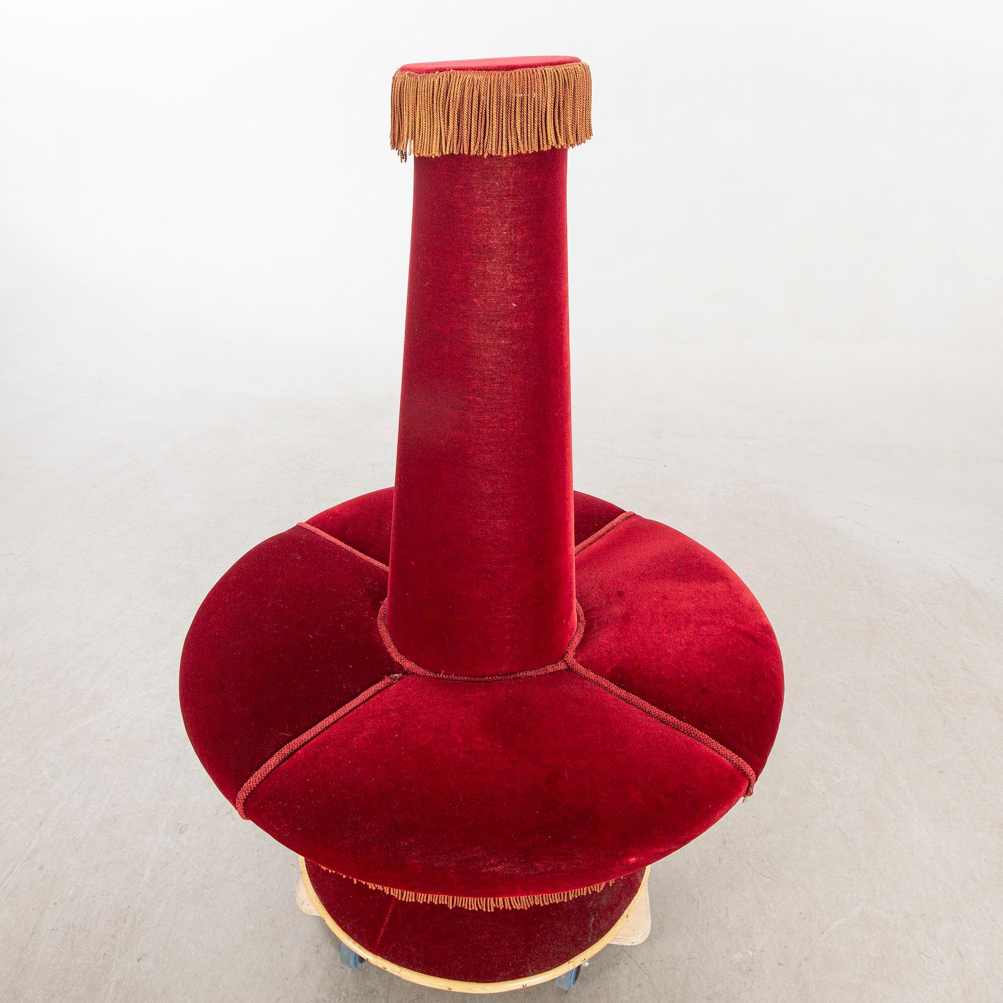 Sittpuff omkring 1900.