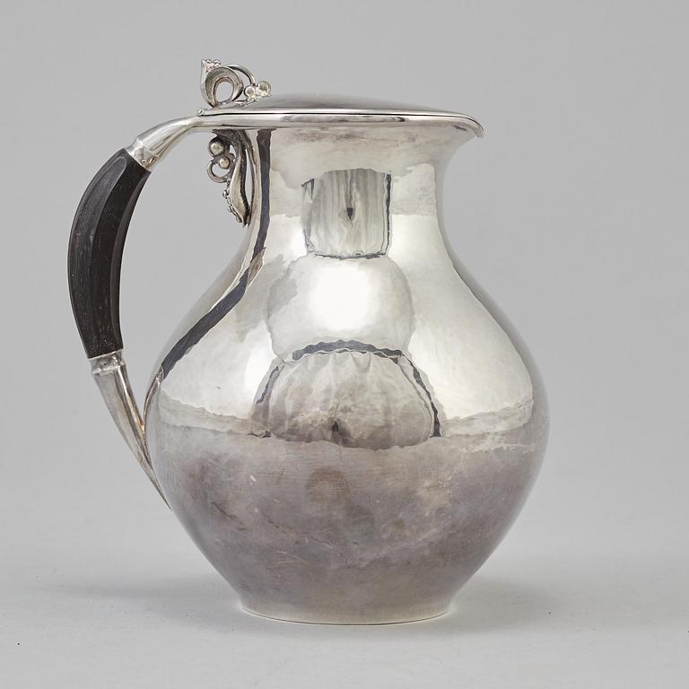 JOHAN ROHDE, A sterling silver pitcher, Georg Jensen, design no 385.