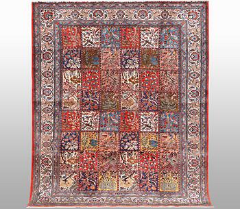 A carpet, Qum, ca 336 x 248 cm.