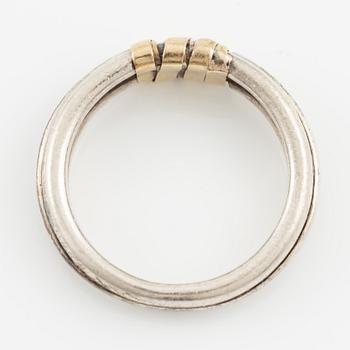 Ring, Cartier,  silver och 18K guld.