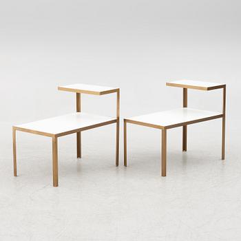 A pair of bedside tables, second half of the 20th Century.