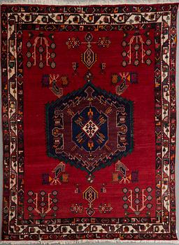 MATTA, Sirdjan/Afshar, modern tillverkning. Ca 214 x 169 cm.