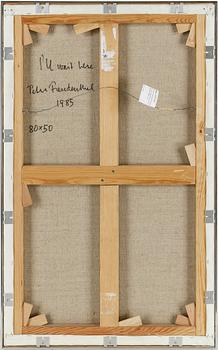 PETER FREUDENTHAL, olja på duk, signerad samt daterad a tergo 1985.