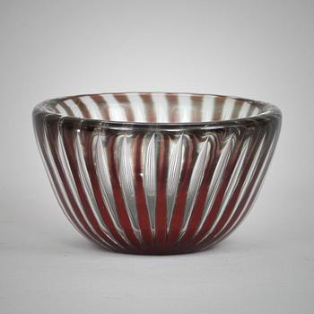 SKÅL, glas, Ariel, Edvin Öhrström, Orrefors.
