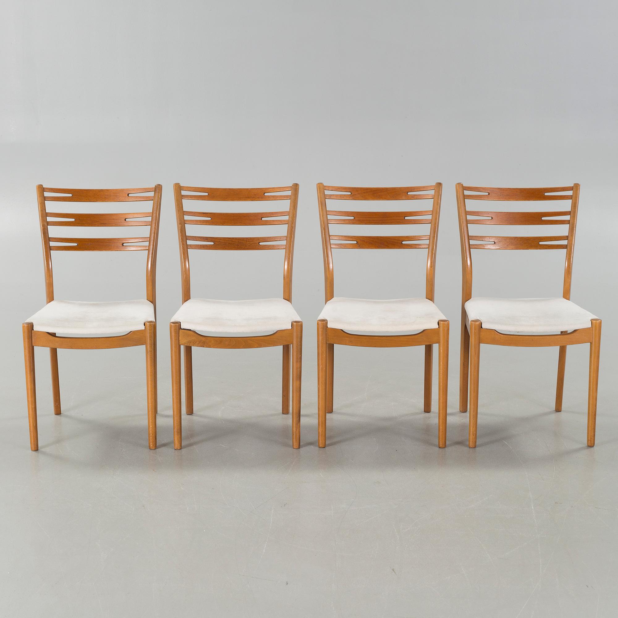 Four chairs from Ikea, model "Klint", 1950s/60s.