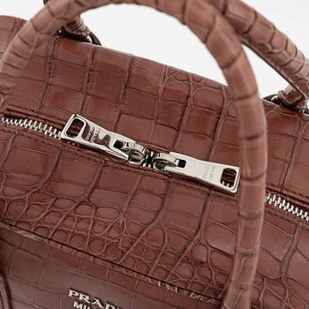 Prada, a 'Bauletto I' Alligator Mississippiensis bag, 2015.