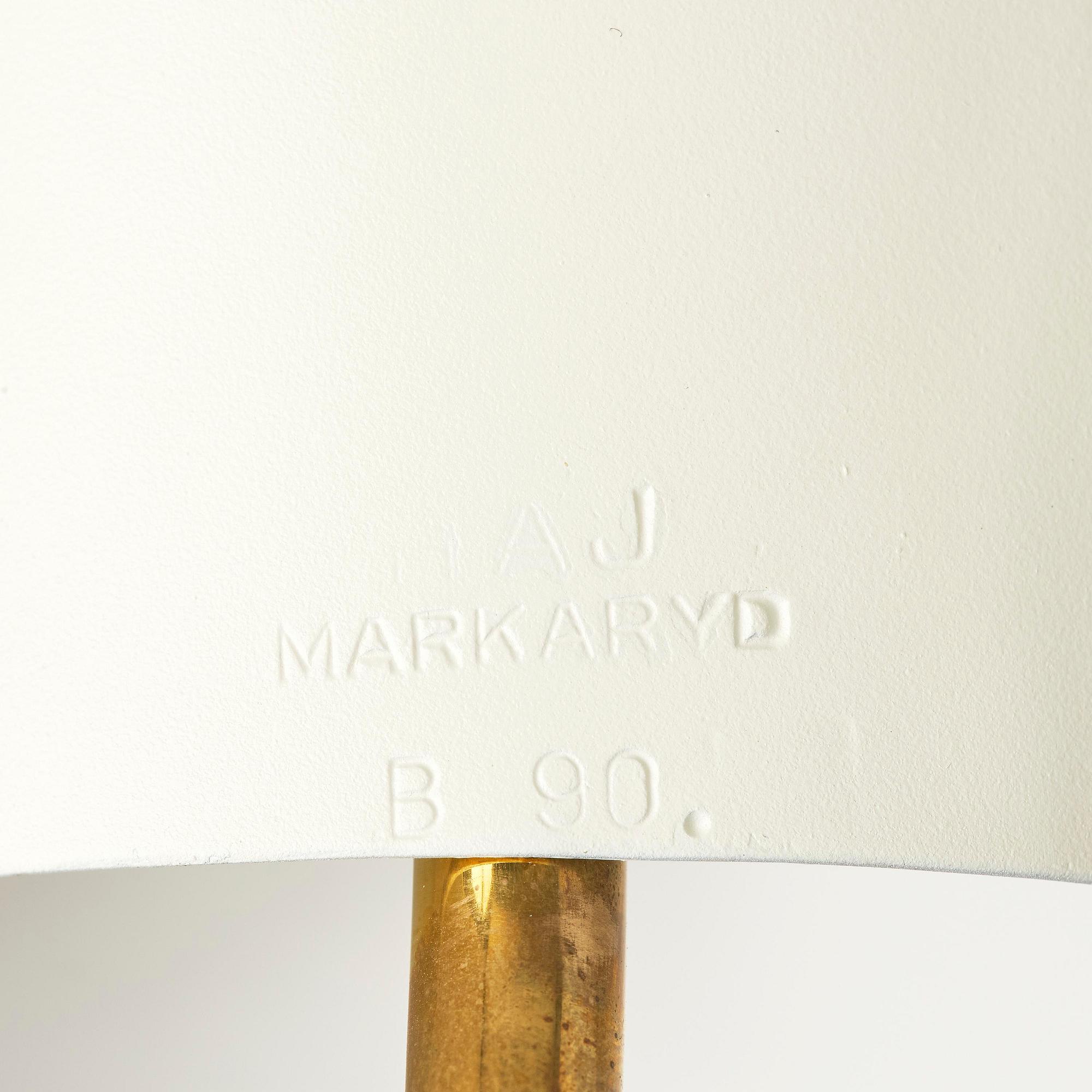 Hans-Agne Jakobsson, a pair of table lamps model B 90, Hans-Agne Jakobsson AB, Markaryd, 1960s.