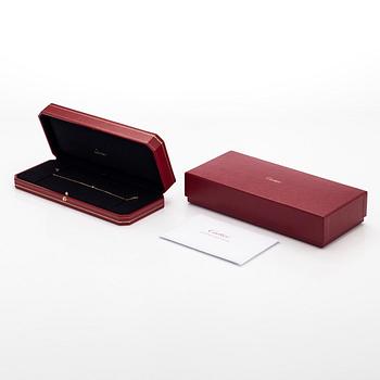 Cartier, armband, "d'Amour", 18K guld med en briljantslipad diamant.