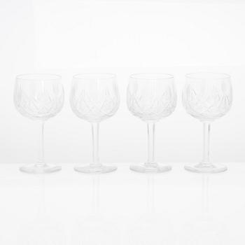 A 110-piece set of glassware from Riihimäen Lasi, Leo-, Yrjö and Aino series, mid- and latter half of the 20th century.