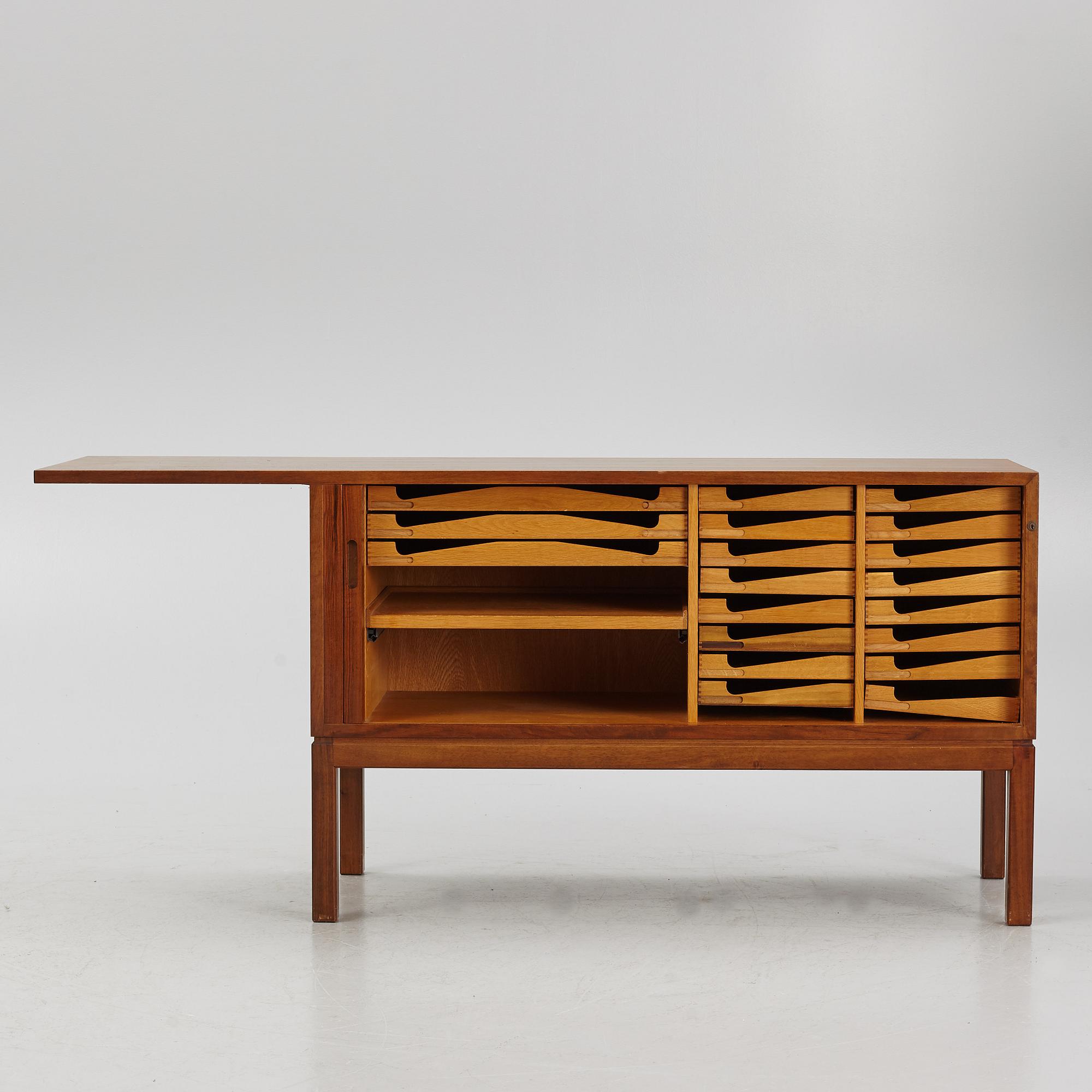 Sideboard, three pieces, 1960's/70's.