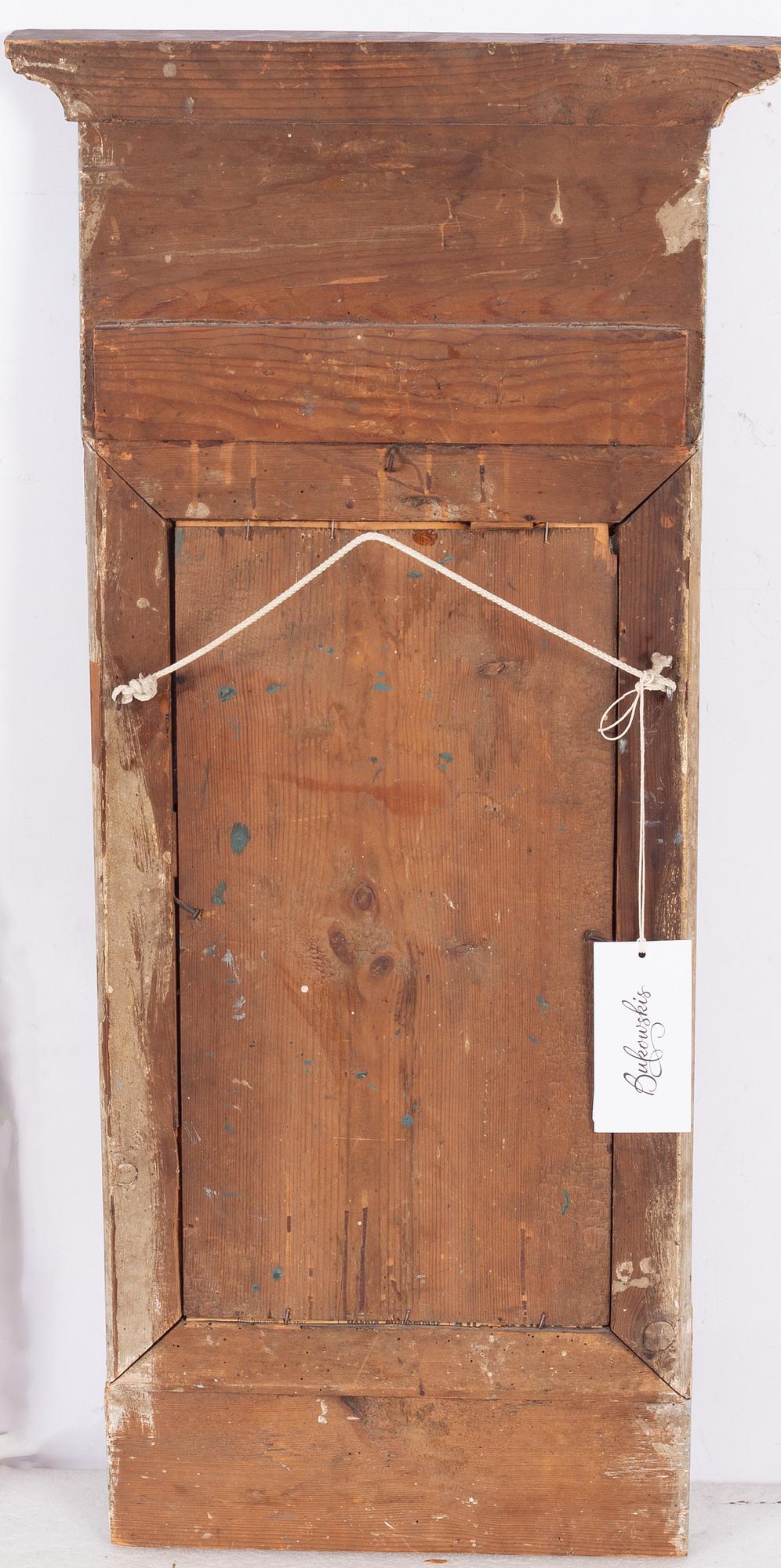 Spegel, sengustaviansk, omkring år 1800.