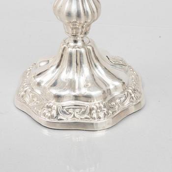 An Austrian silver candlestick, second half of the 20th Century.