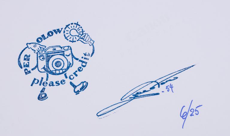 Per-Olow Anderson, 'Katharine Hepburn photographed in Venice 1954'.