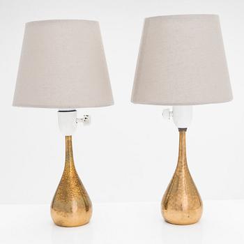 Mauri Almari, A pair of mid-20th-century table lamps for Idman, Finland.