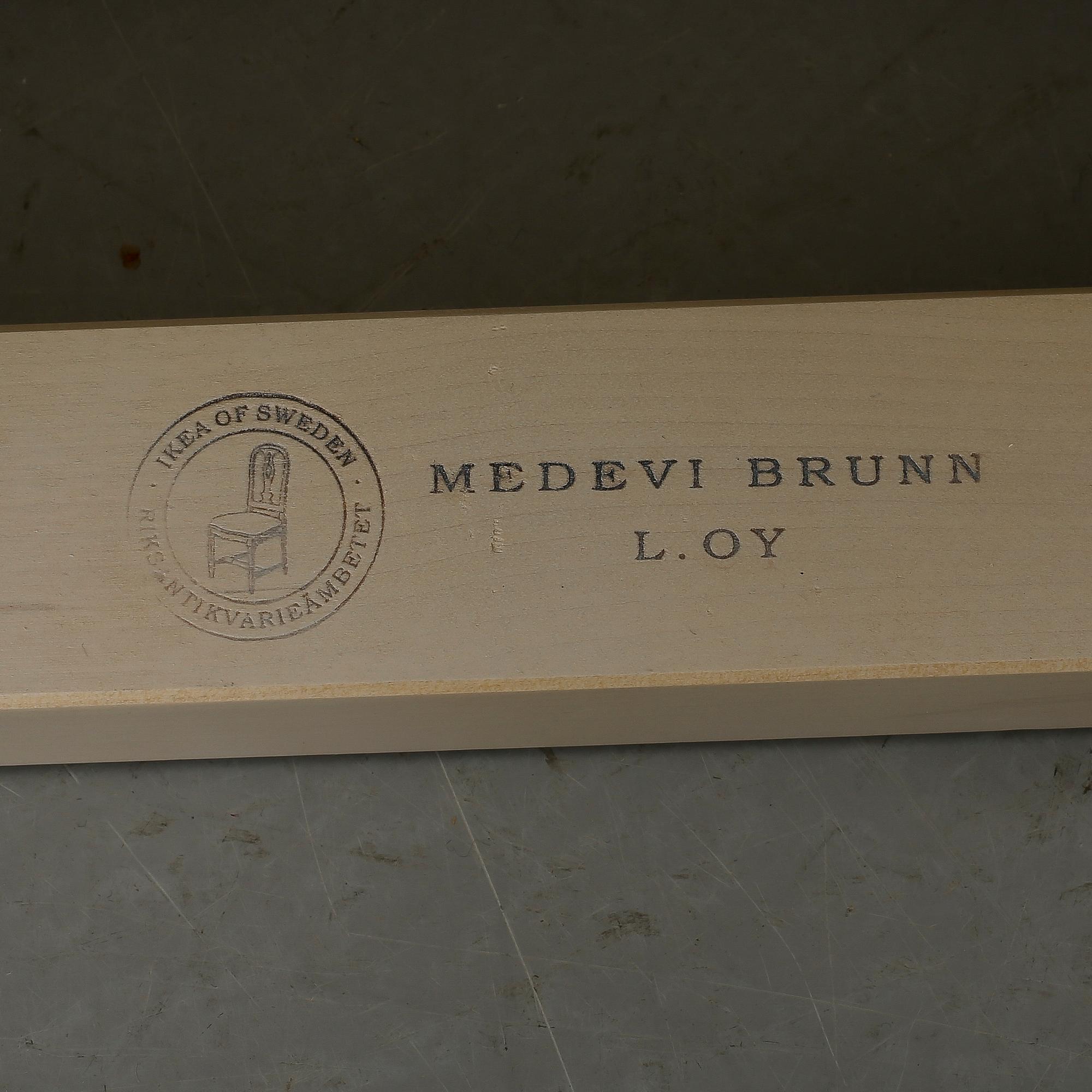 FOTPALL, gustaviansk stil, "Medevi Brunn", Ikeas 1700-talsserie, 1990-tal.