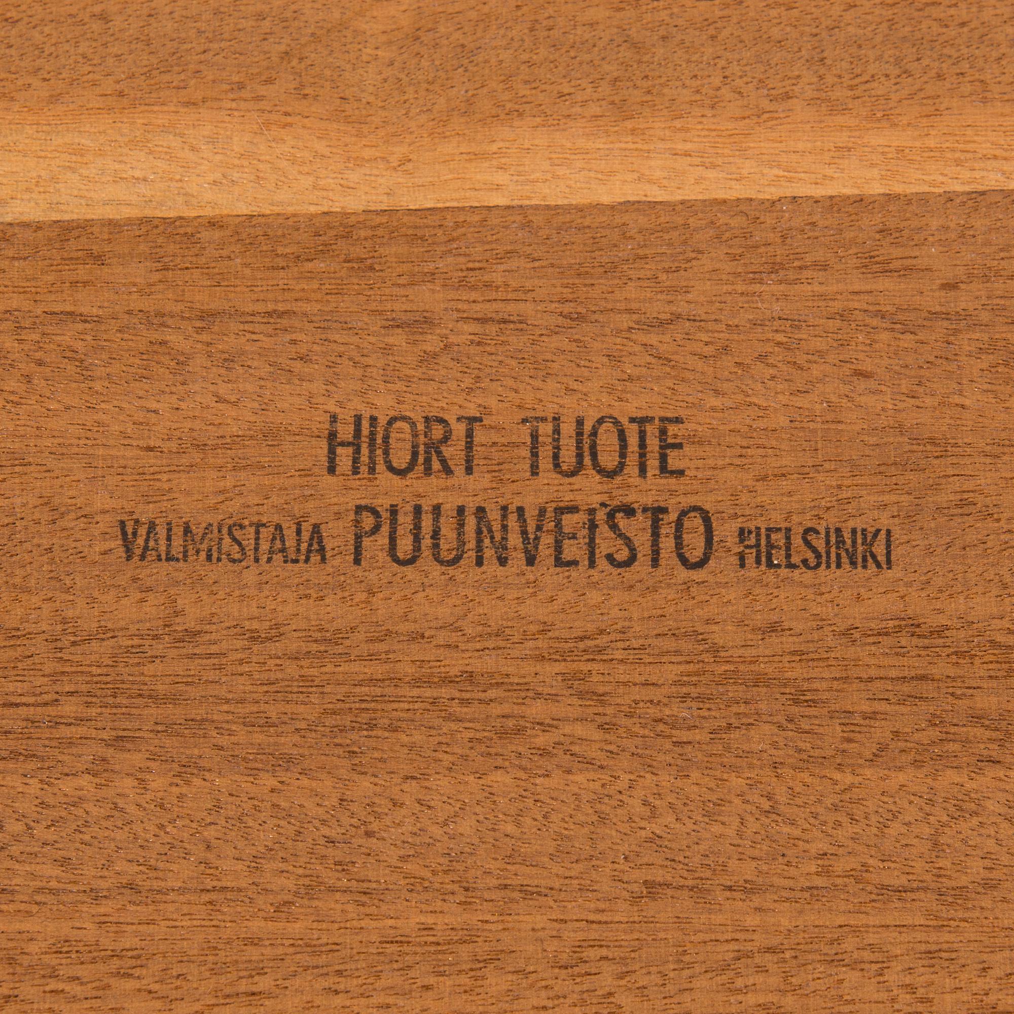 Carl Gustaf Hiort af Ornäs, A 'Permesso' coffee table, Puunveisto Oy - Woodwork Ltd, Finland 1960s.