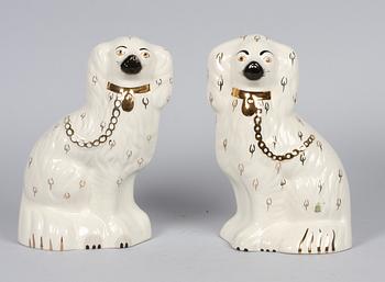 FIGURINER, porslin, 2 st, Beswick, England. 1900-talets andra hälft.