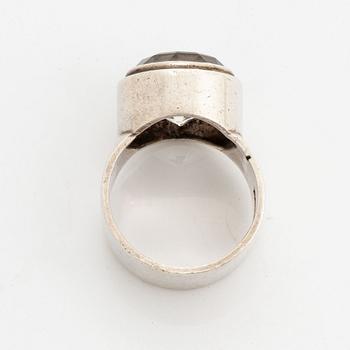 Anders Högberg, ring silver and rock crystal.