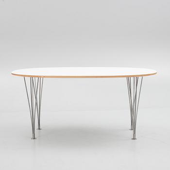 Bruno Mathsson & Piet Hein, dining table, Bruno Mathsson International, Värnamo, 2015.