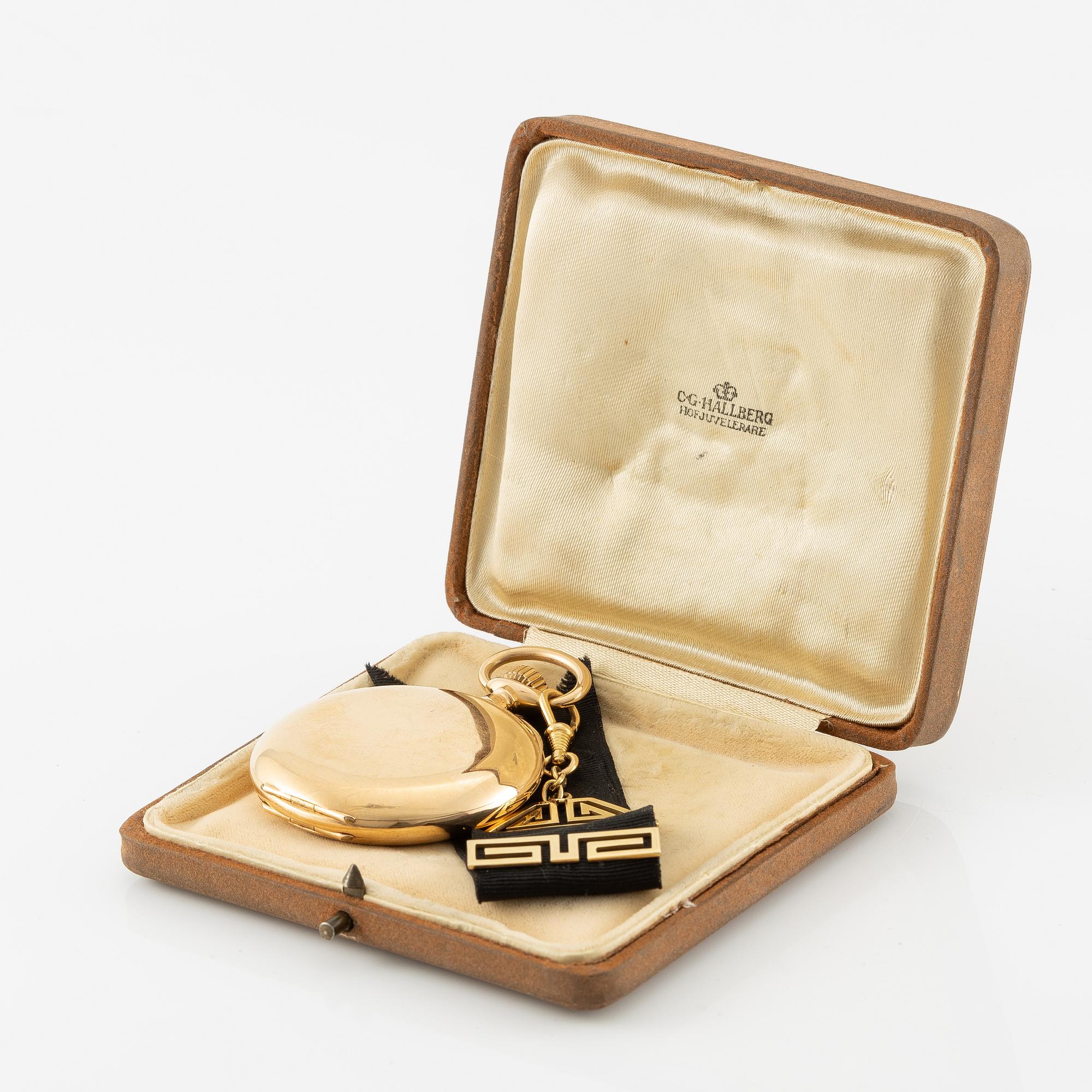 Pocket watch, hunter, 51 mm.