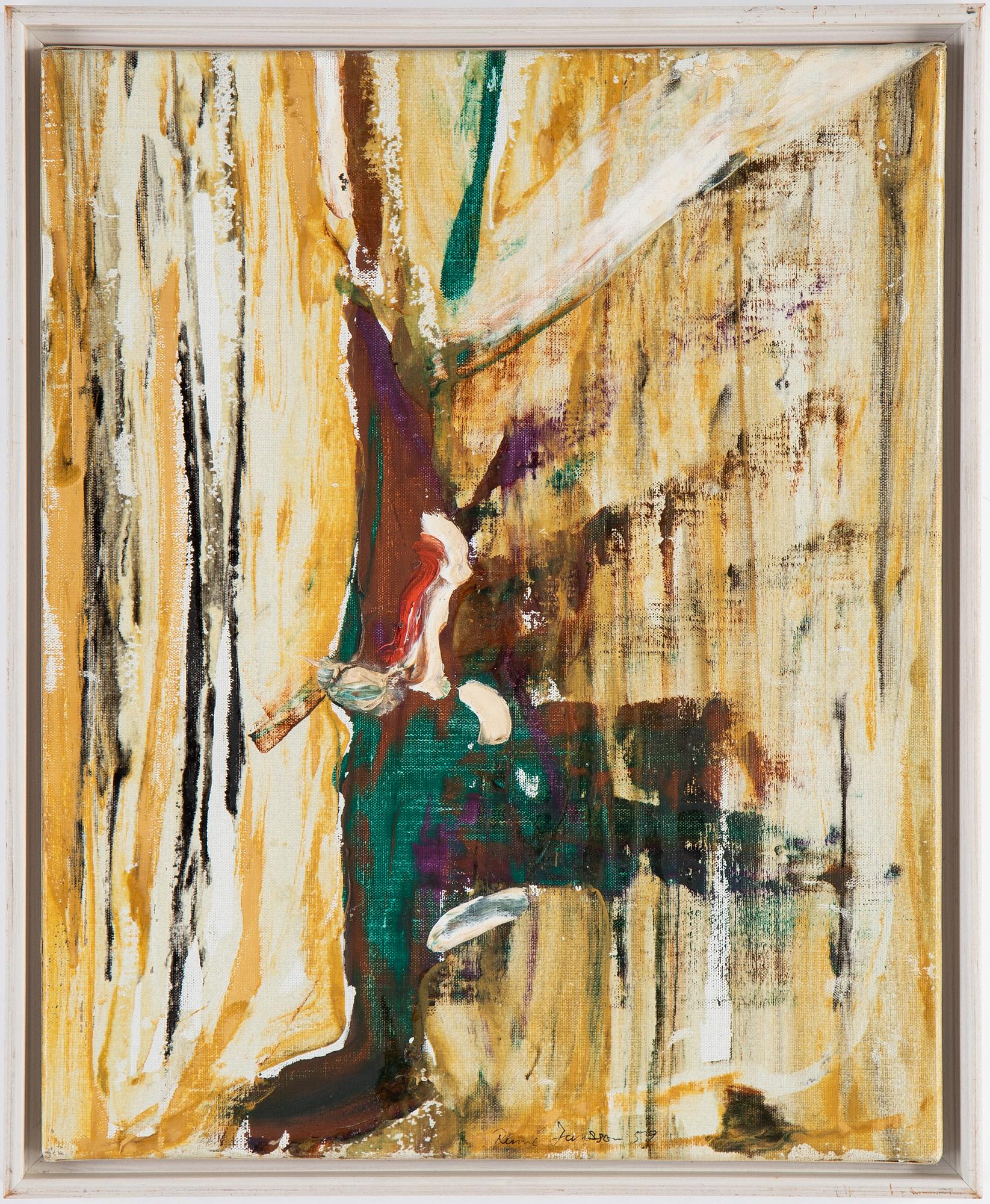 Rune Jansson, oil on canvas, signed and dated -59.