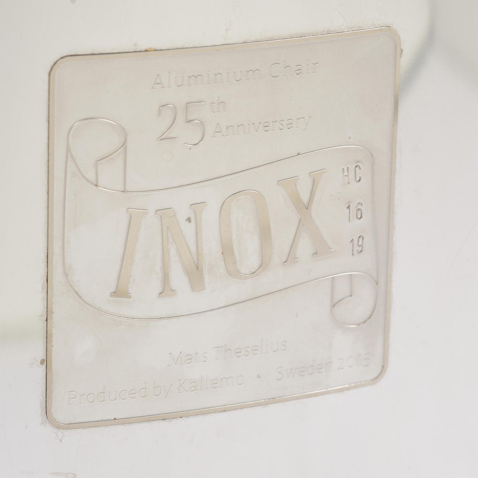 Mats Theselius, an "Inox" armchair, ed. HC 16/19, Källemo, Värnamo, post 2015.