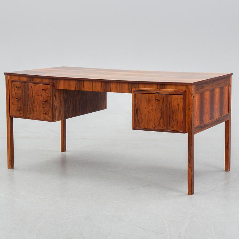 Erik Wörtz, a rosewood venered model 'Exklusiv' writing desk, IKEA, 1960s.