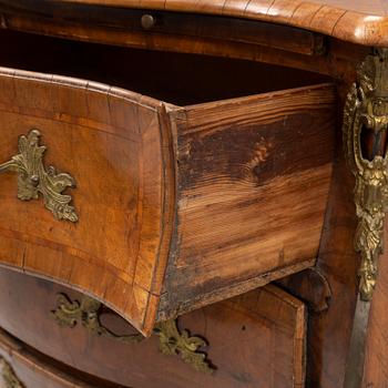 A Swedish Rococo commode, 18th century.