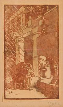 Akseli Gallen-Kallela, "Inspiraatio".