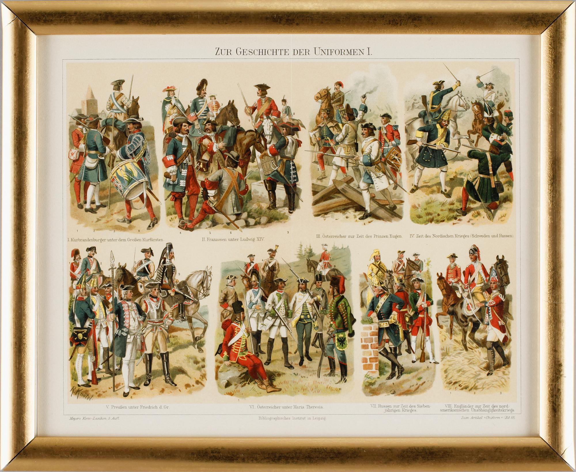 LITOGRAFIER, 8 st, kromotryck, Meyer, 1896.