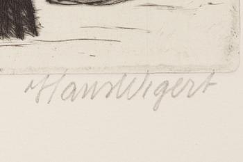 Hans Wigert, Fågel på ryggen.