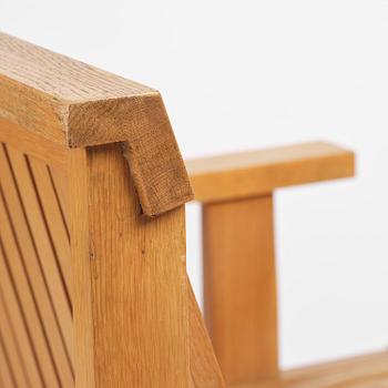 John Kandell, a pair of armchairs, J. E. Blomqvist Möbelfabrik, Uppsala, designed for the City Archive of Stockholm, 1958-59.