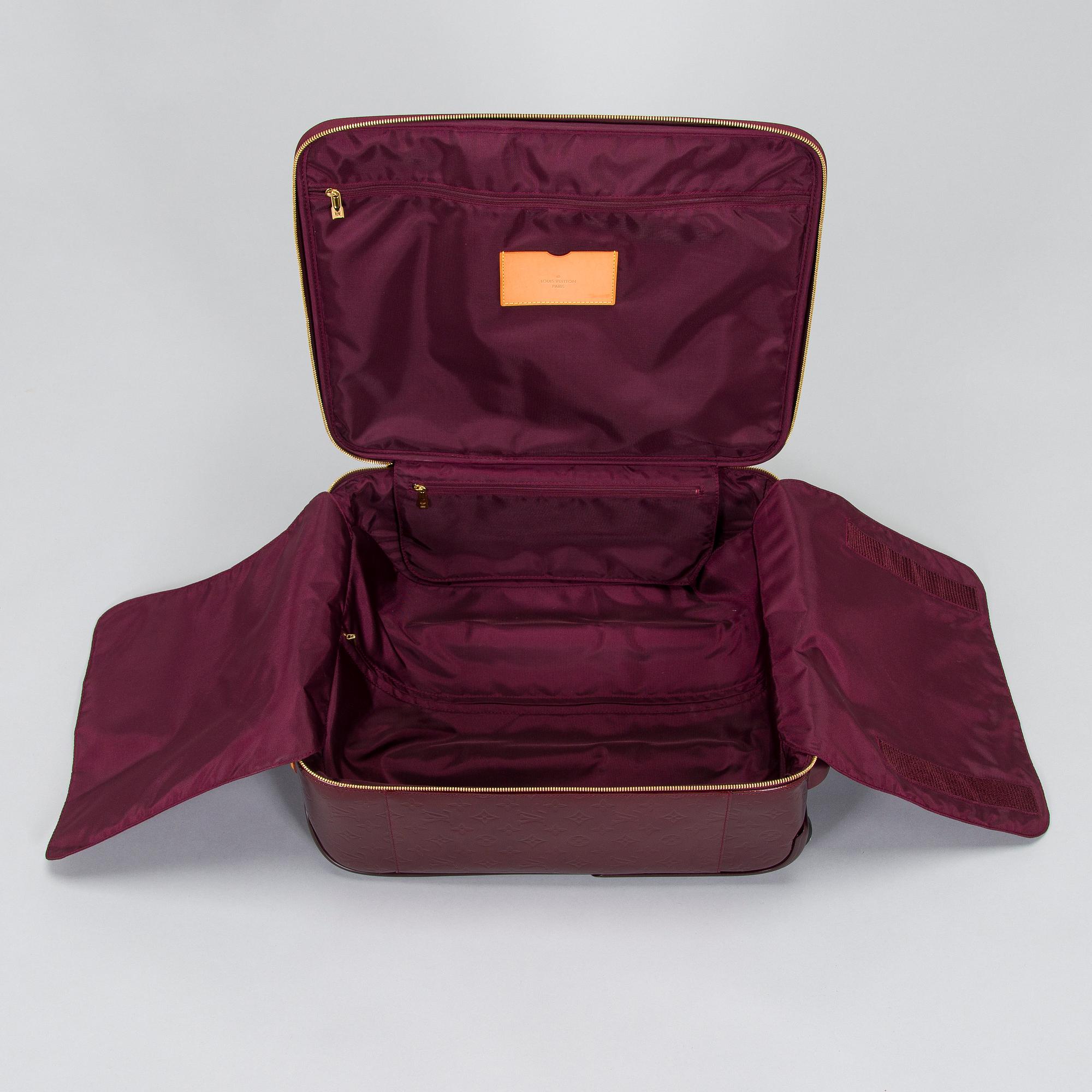 Louis Vuitton, a Monogram Vernis 'Pégase 45', suitcase.