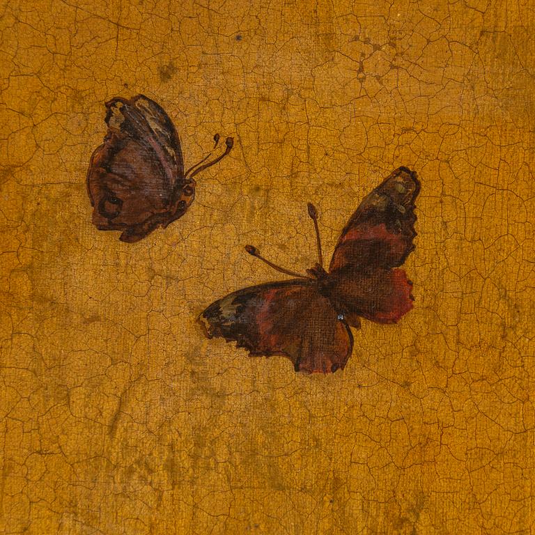 CHARLES GOGIN, 4, oil on canvas, signed Charles Gogin and C.G. With numbering 175 in red on all four.