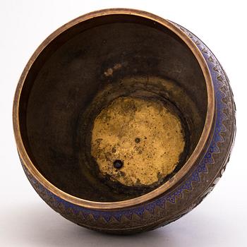 RUUKKU, champlevé, 1800-luku.