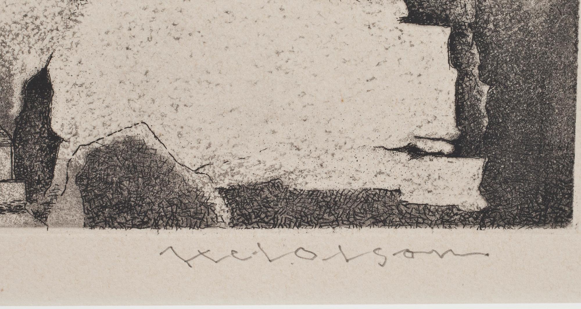 AXEL OLSON, färgetsning. Signerad, ea.